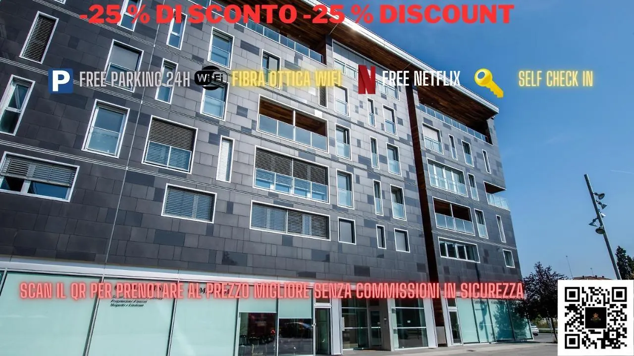 350 M Dalla Stazione L Parcheggio Free L Nova Loft Lägenhet Parma Italien